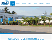Tablet Screenshot of devifisheries.com